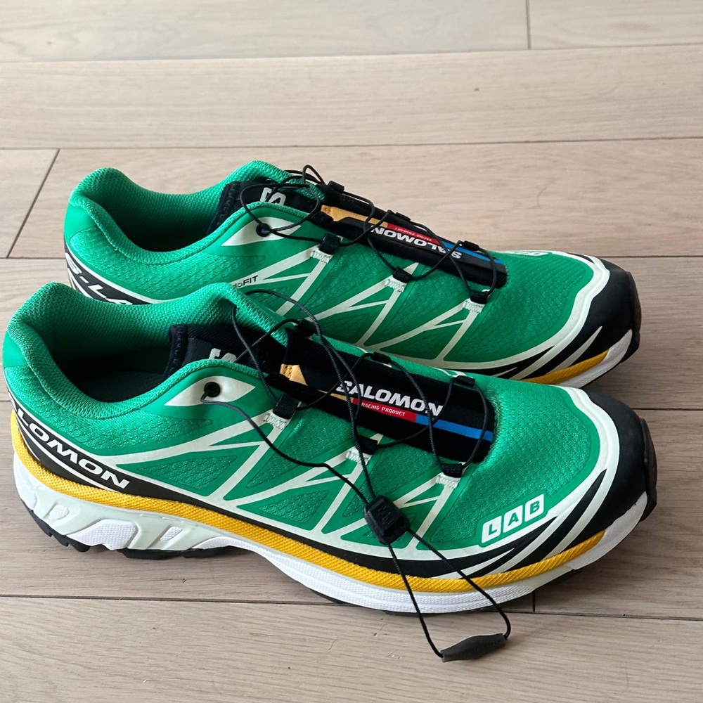 Salomon Emerald Trail Shoes with Yellow Accents